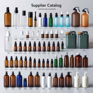 10ml Blue Glass Bottle with Lotion Cap