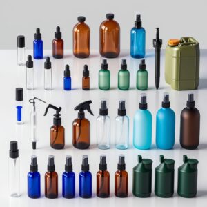 10ml Green Glass Bottle with Pipette