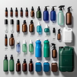 5000ml Green Glass Bottle with Mist Sprayer