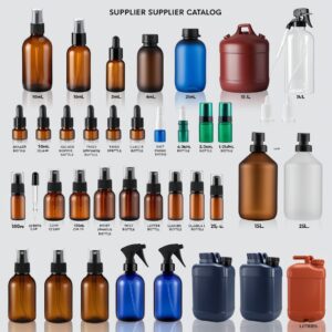 250ml Clear Glass Bottle with Dropper