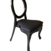 Black Louis Chair Sell (Clear Back)