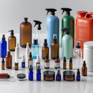 500ml Clear Glass Bottle with Screw Cap