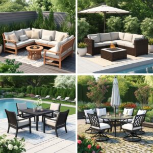 wooden outdoor furniture