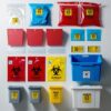 liquid biohazardous waste container