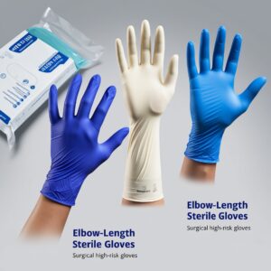 individually wrapped sterile gloves