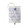 Urine Bag 2000ML, with screw valve 100's