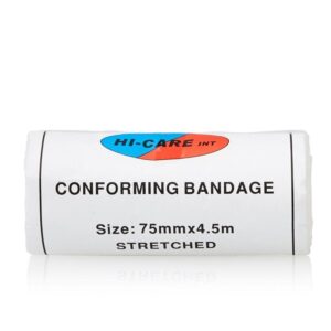 Conforming Bandage - 75mmx2.7m Hi-Care (4.5m) stretched/ 10's