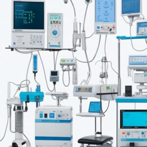 AED Rescue LIFE9 & Nibp/Spo2/Pacer/Temp with 5 lead ecg cable