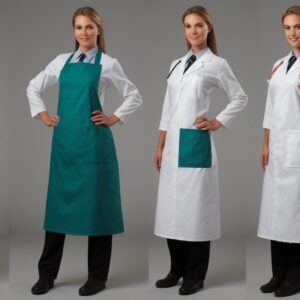 Acid Resistant Lab Coat Large White