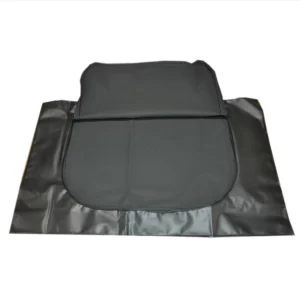 body bag with u-shape zip - supported pvc - 550 micron medium