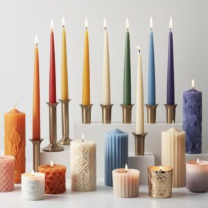 flameless taper candles