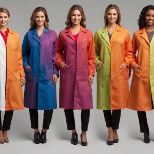 white laboratory coat