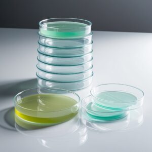 sterile petri dishes