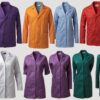 acid resistant  lab coats with cuffs