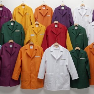 physician white coat embroidery