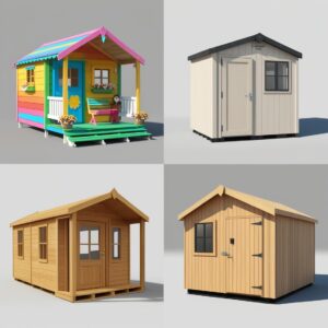 Nutec Wendy Houses - Overlap 6m x 9m