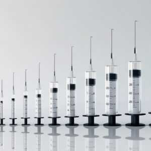 avacare needle 22g x 32mm black 100 pack