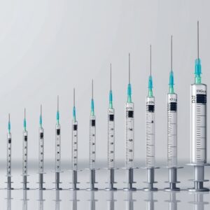 avacare needle 22g x 32mm black 100 pack