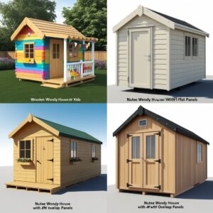 Nutec Wendy Houses - Overlap 3m x 3m