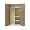 Gents Steel Wardrobe - Metal Mens Cupboard - 180 x 90 x 45 cm - WDR01-ivorykaroo