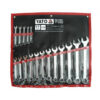 Spanner - Combination - Box and Ring - Chrome Vanadium - 17 Piece Set - 8mm to 32mm - YT-0363