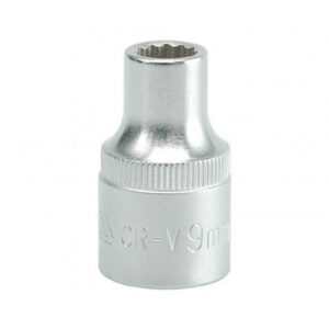 Bi-hex Socket - 12 Point - Chrome Vanadium - 1/2" Connector - Standard Length - 9mm - YT-1271