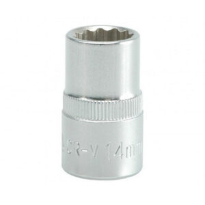Bi-hex Socket - 12 Point - Chrome Vanadium - 1/2" Connector - Standard Length - 14mm - YT-1276
