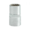 Bi-hex Socket - 12 Point - Chrome Vanadium - 1/2" Connector - Standard Length - 15mm - YT-1277