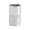 Bi-hex Socket - 12 Point - Chrome Vanadium - 1/2" Connector - Standard Length - 16mm - YT-1278