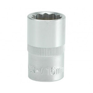 Bi-hex Socket - 12 Point - Chrome Vanadium - 1/2" Connector - Standard Length - 16mm - YT-1278