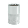 Bi-hex Socket - 12 Point - Chrome Vanadium - 1/2" Connector - Standard Length - 17mm - YT-1279