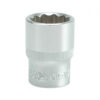 Bi-hex Socket - 12 Point - Chrome Vanadium - 1/2" Connector - Standard Length - 20mm - YT-1282