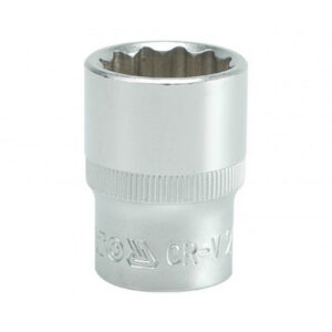 Bi-hex Socket - 12 Point - Chrome Vanadium - 1/2" Connector - Standard Length - 20mm - YT-1282