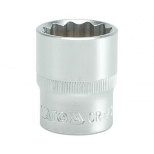 Bi-hex Socket - 12 Point - Chrome Vanadium - 1/2" Connector - Standard Length - 23mm - YT-1285