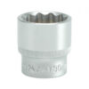 Bi-hex Socket - 12 Point - Chrome Vanadium - 1/2" Connector - Standard Length - 30mm - YT-1291