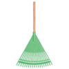 Plastic Rake - Wooden Handle - TOOR1523
