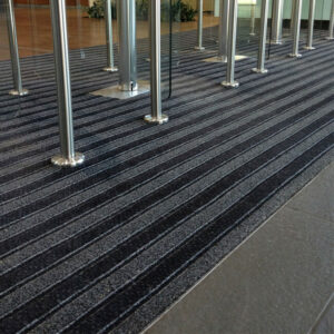 Entrance Mat - Trio Scraper Carpet - 2000 x 200 x 1.3 cm - Grey - PMD060001