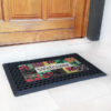 Doormat - Cast Iron Look Rubber and Coir Mat - Welcome - 75 x 45 x 1.5 cm - CMS010002