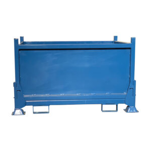 Solid Collapsible Steel Bin - Blue - 1000Kg - CB4326S