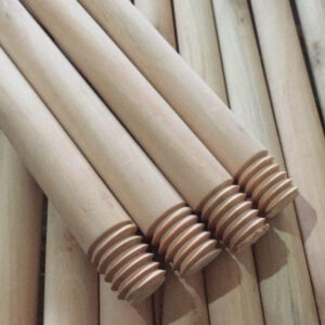 Broom and Mop Handle - Broomstick - Screw-in - Wooden - 1.2m x 22mm - Pack of 25 - F3327W