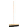 Platform Broom - Complete - Millennium - Black Synthetic Fibre - Wooden Handle - 88 Grip - 46cm - Pack of 3 - F3351