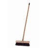 Gutter Sweeper Broom - Complete - Millennium Synthetic- Brown Polypropylene Fibre - Wooden Handle - 55 Grip - 37.5cm - Pack of 3 - F3263