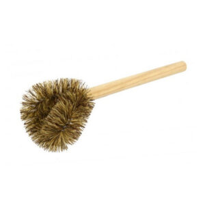 Sanitary Toilet Brush - Union Fibre Substitute - Wooden Handle - (MOQ 5) - F39062