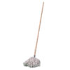 Mop - Complete - W4 Head with Metal Socket - Wooden Handle - 365g - Pack of 5 - F18661