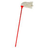Mop - Complete - W4 Head with with Plastic Socket - Metal Handle - Red - 365g - Pack of 5 - F8761