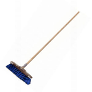 Floor Broom - Complete - GB1 - Soft - Flagged Synthetic Fibre - Buffer - Wooden Handle - 55 Grip - Pack of 5 - F13359