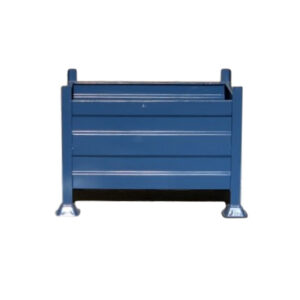 Stillage Bin - Stackable Steel Bin - Solid Side - Blue - 1800Kg - SB3324