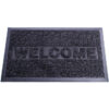 Heavy-Duty Doormat - Design Decoturf Ribbed Mat - 75 x 45 x 0.5 cm - Black - DE070001-black