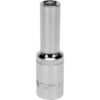 Bi-hex Deep Socket - 12 Point - Chrome Vanadium - 1/2" Connector - 76mm Length - 9mm - YT-12931