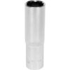 Bi-hex Deep Socket - 12 Point - Chrome Vanadium - 1/2" Connector - 76mm Length - 17mm - YT-12939